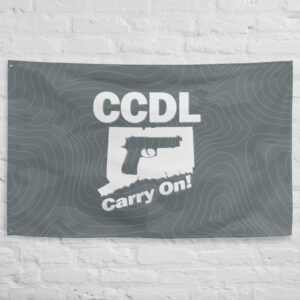 "Wolf Grey Topo" Flag