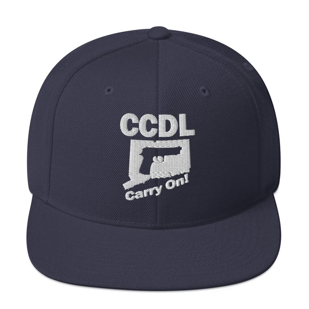 "Embroidered Minimalist" Snapback Hat - Image 3